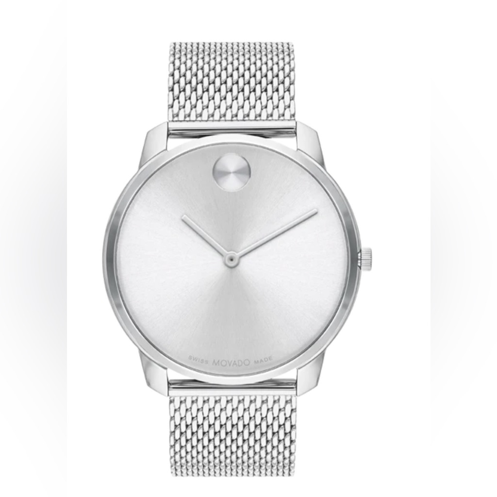 Movado Bold Grey Ion-Plated Stainless Steel Gray Dial Men Watch